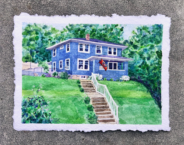 K&R House Portrait by Erin Kerbert