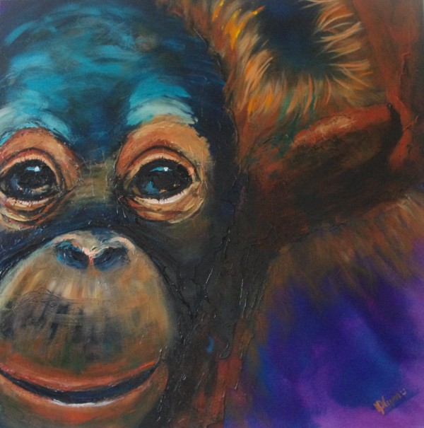 Cheeky monkey by Kristy Flynn