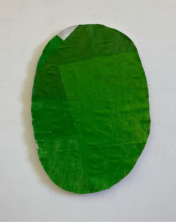 Oval Cut-Out (Green) by Steve Riedell