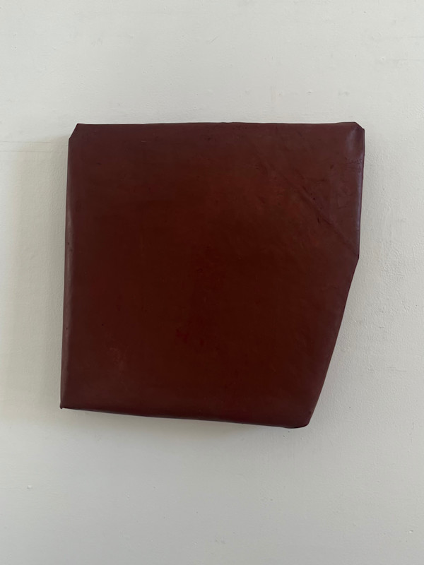 Folded-Over Painting (Dark Red) by Steve Riedell, Image 1.