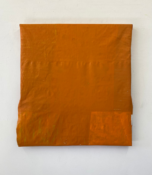 Folded-Over Painting (Orange) by Steve Riedell, Image 2.