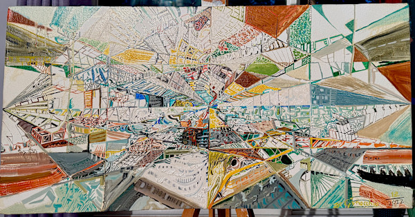 Tectonic Landscape by John M Ginocchio