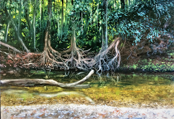 Plein Air, Raintree by Marcel Desbiens