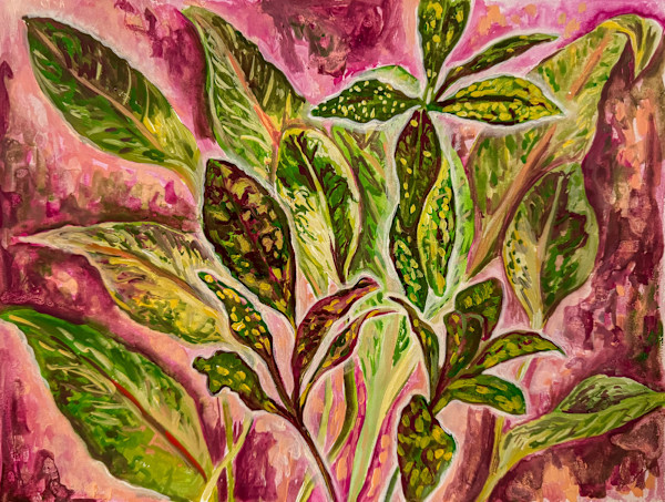 Table Leaves - Costa Rica by Laurie Shapiro