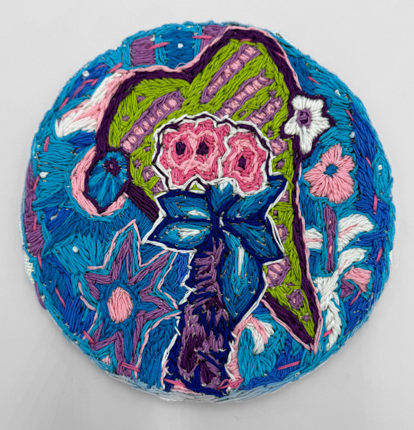 Puerto Vallarta - Embroidery 01 by Laurie Shapiro