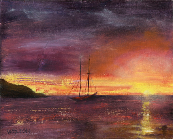 The Sun and the Sailboat by Wendy Welton