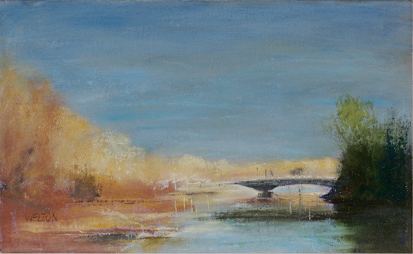 Golden Hour Bridge by Wendy Welton