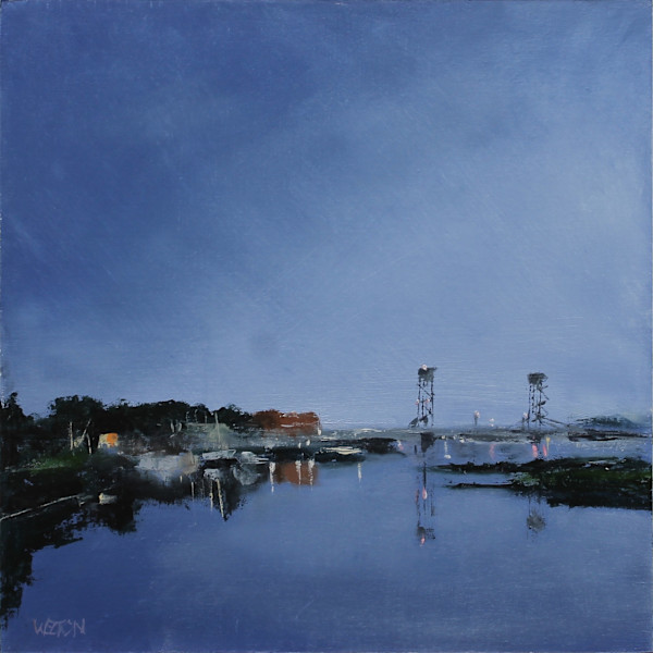 The Old Bridge at Dawn by Wendy Welton