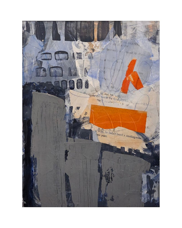 Blue Collage Study No.3 by Currie Boyd, Image 1.