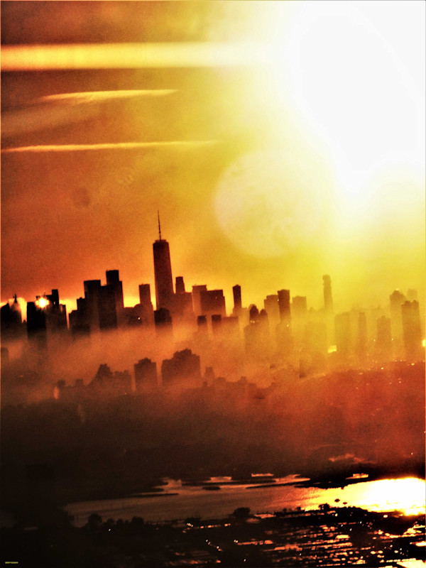Sunrise over Manhattan by GERRY FELDMAN