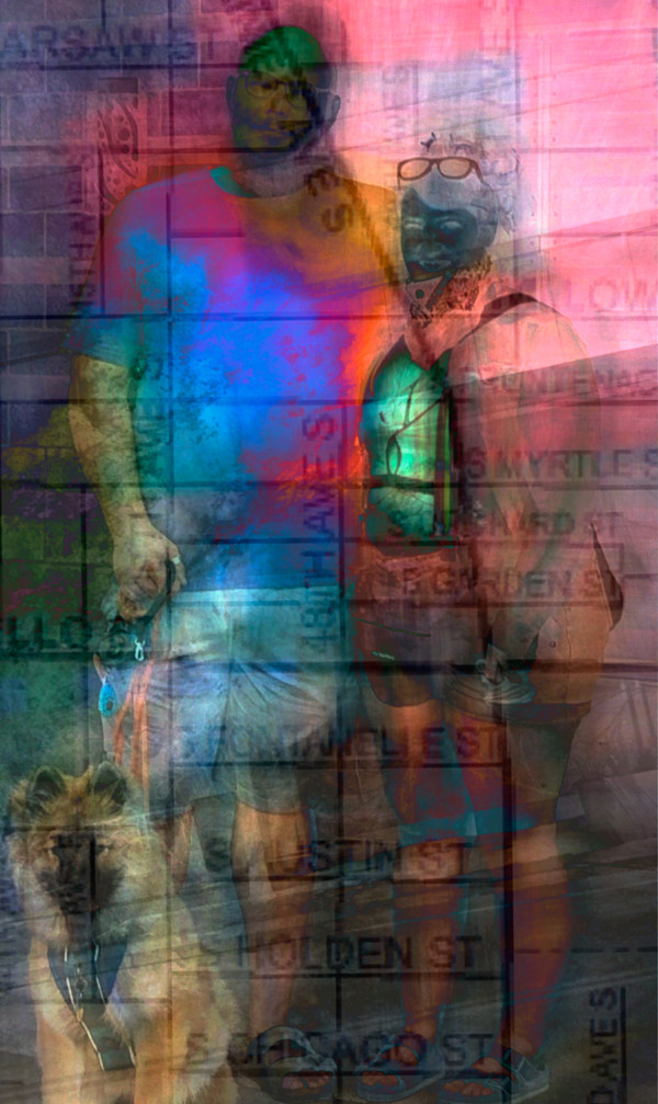 Dog Walkers, Othello Neighborhood, Seattle #2 by Neil Berkowitz, Image 1.