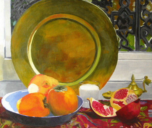 Still Life with Pomegranate by Felice (Phil) Panagrosso