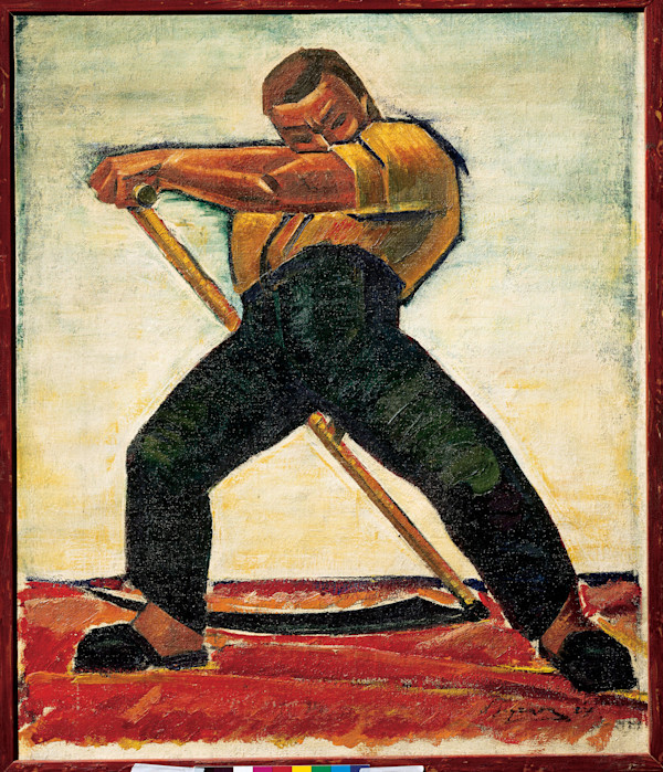 Peasant with a Scythe by Nikolai Zagrekov, Image 1.