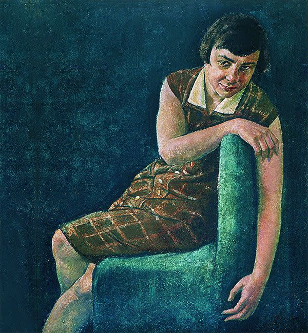 Portrait of the Artist’s Wife by Nikolai Zagrekov, Image 1.