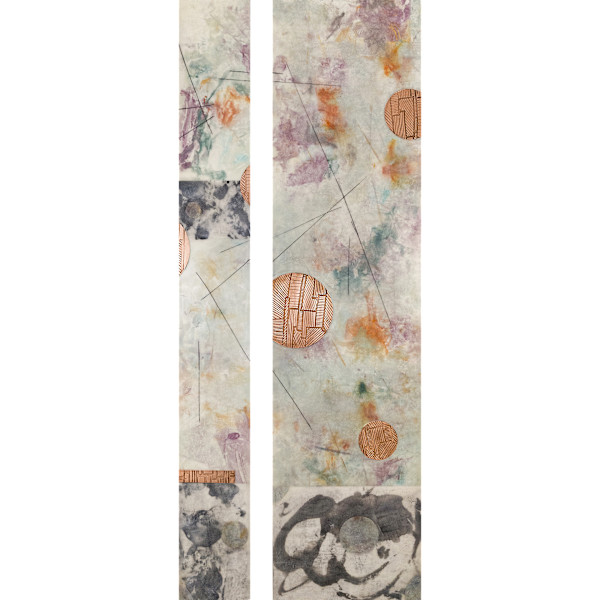 Diptych-Walking the Old Streets By Day & Montreal at Night by Janet Campbell Bradley, Image 2.