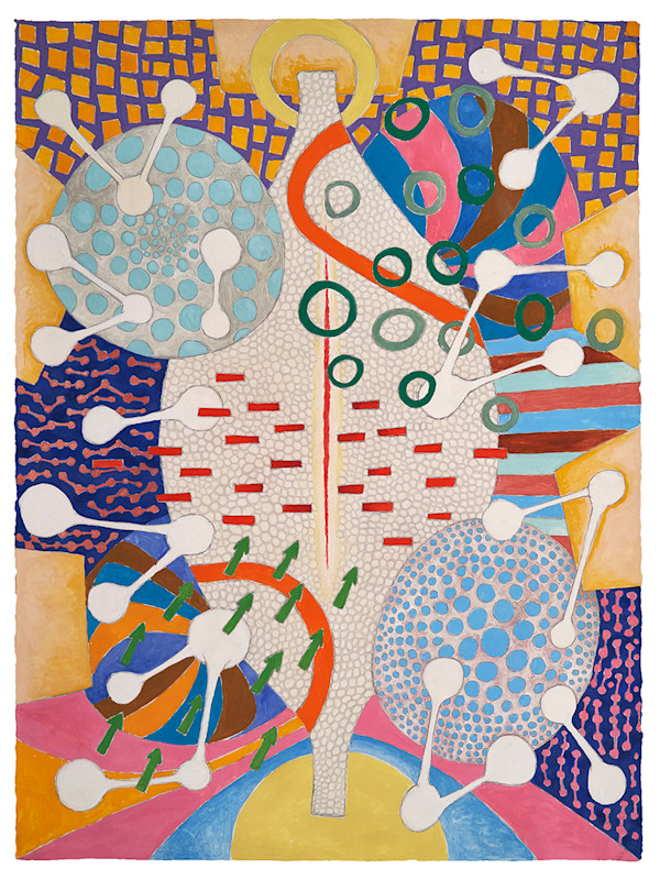 When in Paris Tempera on Paper #1132 by Jean Louis Frenk, Image 1.