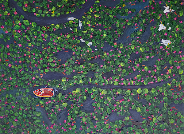 Through the Lilies by Rajshree Jena