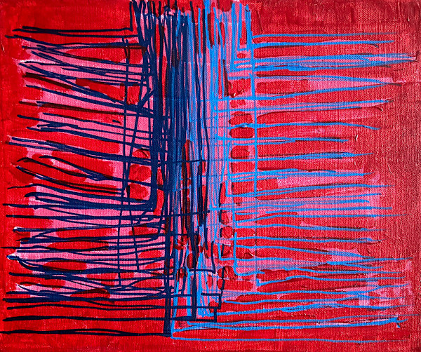 Sorting the Seeds: Red+Blue by Samantha Jane Anderson