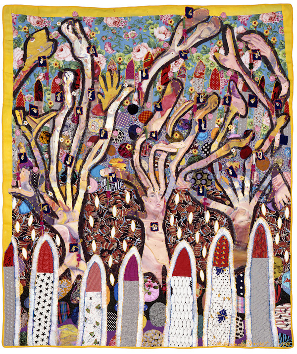 Canvas People Trees by Terrie Hancock Mangat, Image 1.