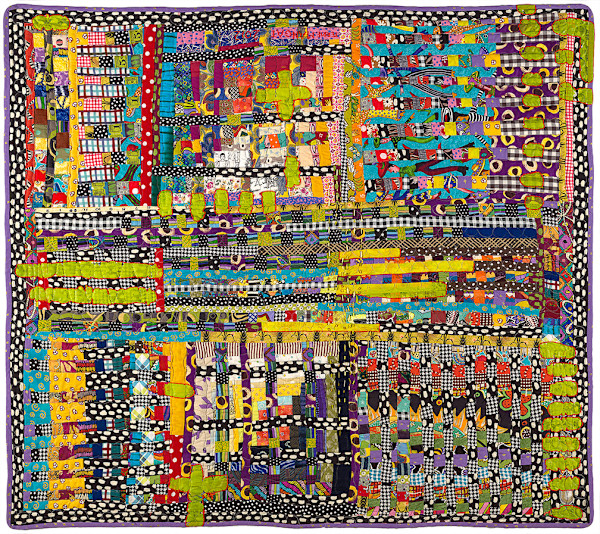 Dotted Scrap Quilt by Terrie Hancock Mangat