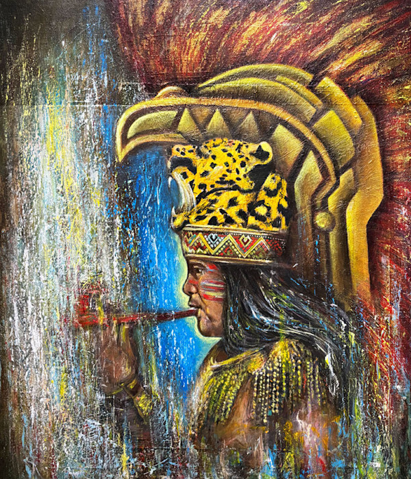 The Flute Player by Luis Del Valle