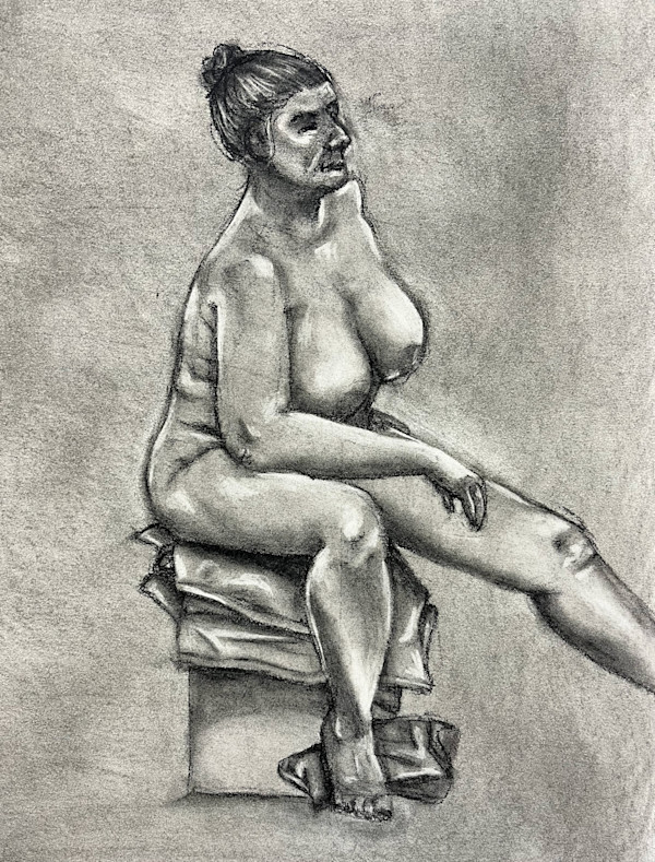 Mia Figure Drawing by Adyson McCullough