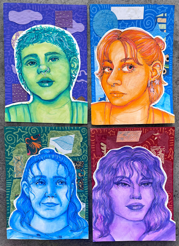 Portrait Collages by Adyson McCullough