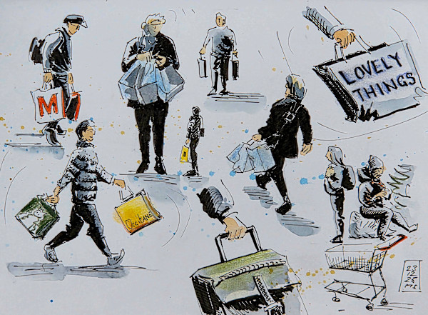 Zug, Metalli Weihnachtseinkäufe, 2025 by Martin Spillmann, Image 1.