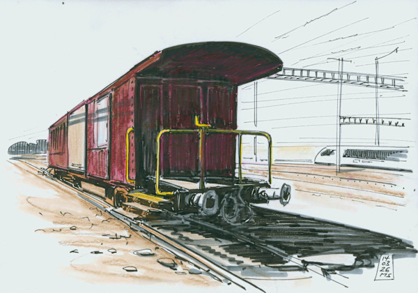 Brugg, Güterwagen, 2026 by Martin Spillmann, Image 1.