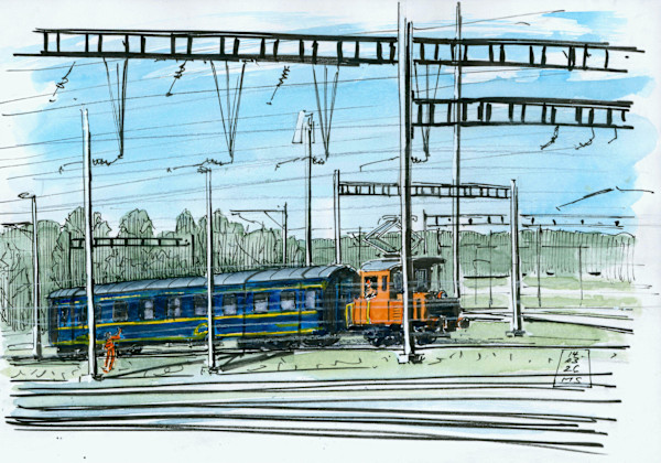 Bahnhof Brugg, Rangierarbeiten, 2026 by Martin Spillmann, Image 1.