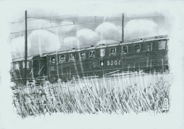 Bahnpark Brugg, alter Drittklasswagen, 2026 by Martin Spillmann, Image 1.