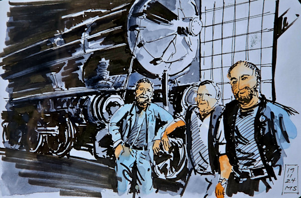 Eisenbahnprofis, 2024 by Martin Spillmann, Image 1.