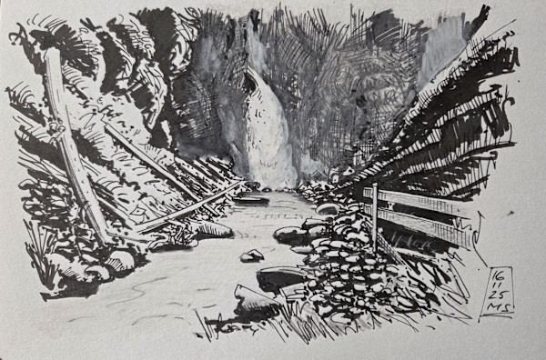 Wasserfall by Martin Spillmann