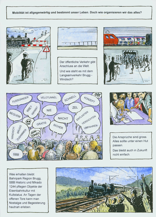 8. Die Brücke zur Welt, achtes Bild, 2025 by Martin Spillmann, Image 1.