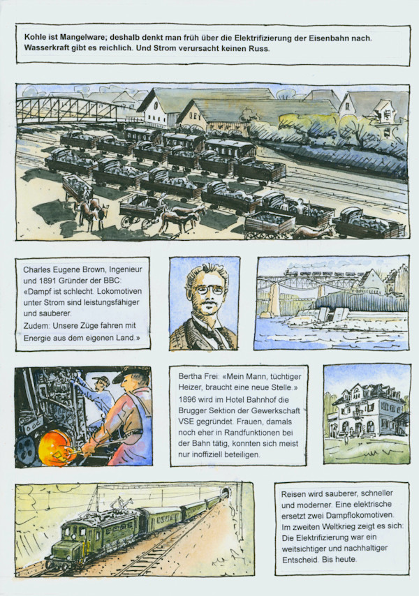 5. Die Brücke zur Welt, fünftes Bild, 2025 by Martin Spillmann