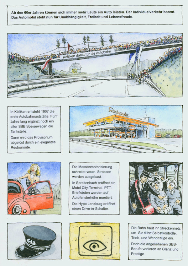 6. Die Brücke zur Welt, sechstes Bild, 2025 by Martin Spillmann