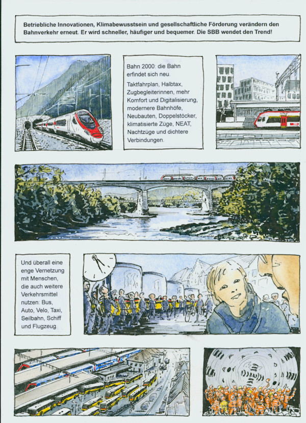 7. Die Brücke zur Welt, siebtes Bild, 2025 by Martin Spillmann