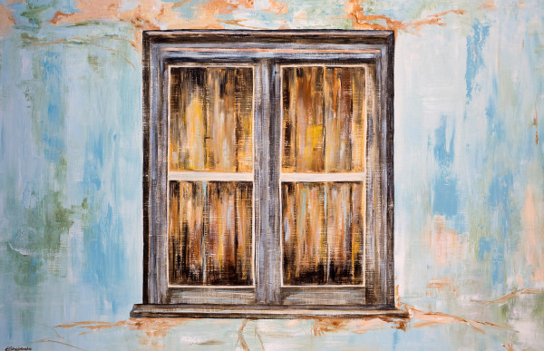 Old Window - Odelouca by Alyson Sheldrake