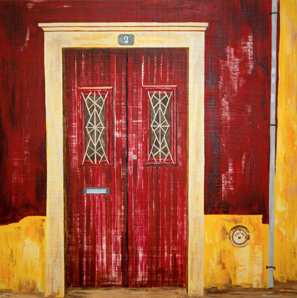 Red Door - Alcantarilha by Alyson Sheldrake