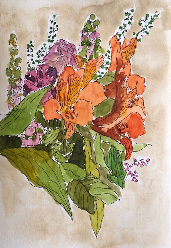 Summer Bouquet No 1 by Lezanne Scott