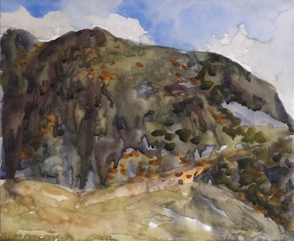 Arthur's Seat from the West by Lezanne Scott