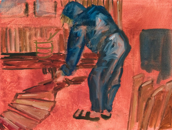 Fanny Preparing the Sauna by Lezanne Scott, Image 4.