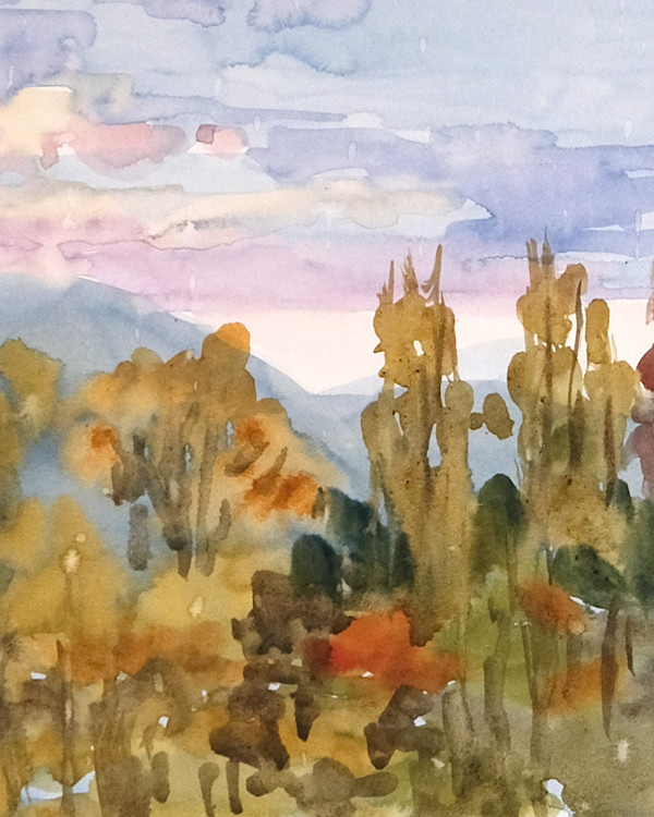 Aberfeldy in Autumn by Lezanne Scott