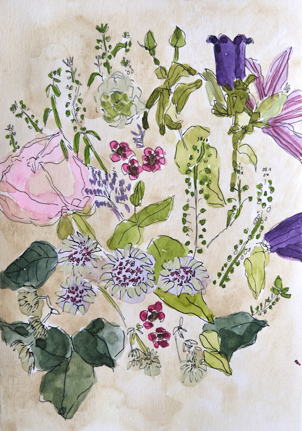 Wildflower Study by Lezanne Scott