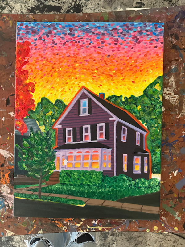 Van Gogh Inspired House by Ashley Chesna