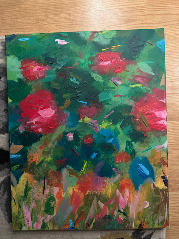 PEM Inspired Non-Representational Painting by Ashley Chesna, Image 1.