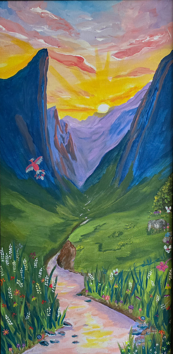 Psalm 23:1thru4 by Ondra Ward, Image 1.
