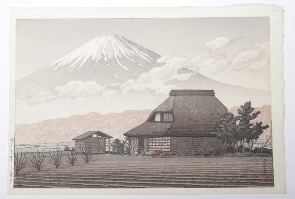 Mt. Fuji from Narusawa by Kawase Hasui, Image 1.