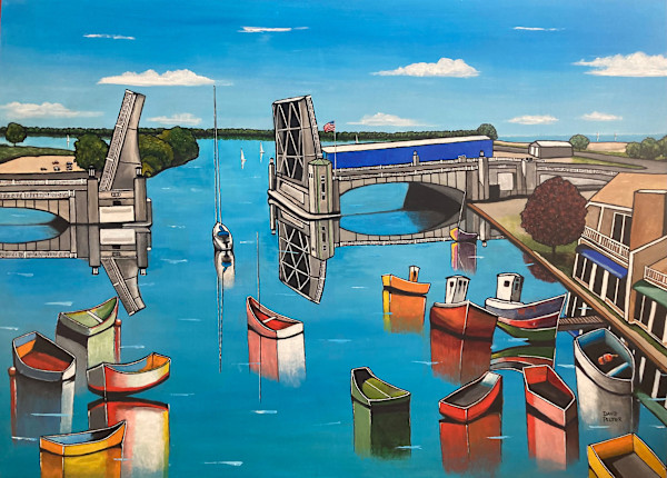 Fiesta at Port Clinton Drawbridge by David Peltier, Image 1.