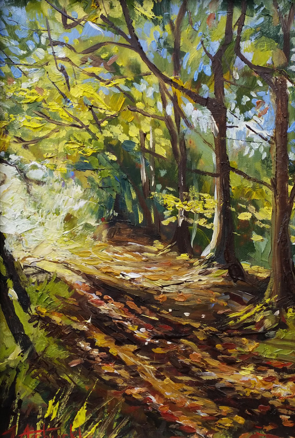 Calderglen Woodland by Julie Arbuckle
